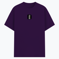 Basic T-Shirt | Unisex Fit XS-2XL | 180 GSM Poly-Cotton Blend | Soft Finish, Durable | Adults | Personalized | Typography | Identity | Individuality | Self | Empowering | Born To Be Unique - front - Purple - mockup 1