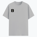Basic T-Shirt | Unisex Fit XS-2XL | 180 GSM Poly-Cotton Blend | Soft Finish, Durable | Adults | Personalized | Typography | Identity | Individuality | Self | Empowering | Born To Be Unique - right pocket - Grey Melange - mockup 4