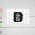 Jigsaw Puzzle | 120 Pieces A4 Size | Recycled Paper Semi-Glossy Finish | Fade-Proof Engaging Entertainment | Unisex | Personalized | Typography | Identity | Individuality | Self | Empowering | Born To Be Unique - front - mockup 1