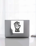 Stickers | Various Sizes | 100 Microns Matte Laminated | Die-Cut, Indoor/Outdoor Durable | Unisex | Personalized | Typography | Humor | Pop Culture | Everyday | Sarcastic | Talk To The Hand - front_8x8 - 8x8 - mockup 8