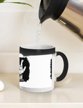Magic Coffee Mug | 11 oz | Ceramic | Heat-Reveal Design | Unisex | Personalized | Typography | Humor | Pop Culture | Everyday | Sarcastic | Talk To The Hand - front_11oz Black - 11oz Black - mockup 4