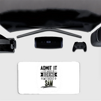 Gaming Pad | Extended Sizes 60x30cm & 80x33cm | 3mm Thick Skid-Proof Base | Smooth Control & Fade-Proof | Unisex | Personalized | Typography | Humor | Everyday | Humorous | Boring Without Me