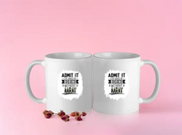 Color Coffee Mug | 11 oz | Premium Ceramic | Vibrant Inner & Handle | Unisex | Personalized | Typography | Humor | Everyday | Humorous | Boring Without Me