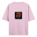 Oversized Standard T-Shirt | Unisex Relaxed Fit | 100% Super Combed Cotton | Soft, Breathable, Durable | Adult | Personalized | Typography | Social Observations | Everyday | Humorous | Desi Smart Vibes - back - Light Baby Pink - mockup 2