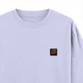 Oversized Standard T-Shirt | Unisex Relaxed Fit | 100% Super Combed Cotton | Soft, Breathable, Durable | Adult | Personalized | Typography | Social Observations | Everyday | Humorous | Desi Smart Vibes - right pocket - Lavender - mockup 4