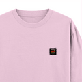 Oversized Standard T-Shirt | Unisex Relaxed Fit | 100% Super Combed Cotton | Soft, Breathable, Durable | Adult | Personalized | Typography | Social Observations | Everyday | Humorous | Desi Smart Vibes - right pocket - Light Baby Pink - mockup 4