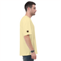 Oversized Standard T-Shirt | Unisex Relaxed Fit | 100% Super Combed Cotton | Soft, Breathable, Durable | Adult | Personalized | Typography | Social Observations | Everyday | Humorous | Desi Smart Vibes - left sleeve - Beige - mockup 5