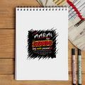Sketchbook | A5 Size | 140 GSM Paper | Spiral Bound | Unisex | Personalized | Typography | Social Observations | Everyday | Humorous | Desi Smart Vibes - front - White - mockup 1