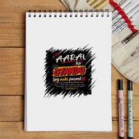 Sketchbook | A5 Size | 140 GSM Paper | Spiral Bound | Unisex | Personalized | Typography | Social Observations | Everyday | Humorous | Desi Smart Vibes