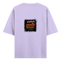 Oversized Classic T-Shirt | Unisex Relaxed Fit | 100% Super-Combed Cotton | Pre-Shrunk, Double-Stitched | Adults | Personalized | Typography | Social Observations | Everyday | Humorous | Desi Smart Vibes - back - Lavender - mockup 2