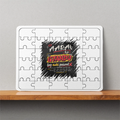 MDF Wooden Puzzle | 6x8 Inch 30 Pieces | Glossy Finish | Durable, Waterproof | Kids & Adults | Personalized | Typography | Social Observations | Everyday | Humorous | Desi Smart Vibes - front - White - mockup 1