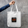 Tote Bag Zipper | Unisex | 100% Cotton Canvas | Zipper Closure, Long Handles | Everyday Use | Personalized | Typography | Social Observations | Everyday | Humorous | Desi Smart Vibes - front - mockup 1