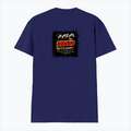 Men's V-Neck T-Shirt | Regular Fit | 180 GSM Bio-Washed Cotton | Durable Double-Stitched Seams | Everyday Wear | Personalized | Typography | Social Observations | Everyday | Humorous | Desi Smart Vibes - back - Royal Blue - mockup 2