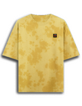 Tie Dye Oversized T-Shirt | Relaxed Fit | 260 GSM Cotton Blend | Pre-Shrunk Bio-Washed | Unisex | Personalized | Typography | Social Observations | Everyday | Humorous | Desi Smart Vibes - left pocket - mockup 3