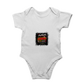 Baby Romper | 0-12 Months | 180 GSM Bio-Washed Cotton | Double-Stitched, Pre-Shrunk | Unisex | Personalized | Typography | Social Observations | Everyday | Humorous | Desi Smart Vibes - front - White - mockup 1