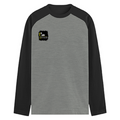 Male Raglan T-Shirt | Men's Regular Fit | 180 GSM Bio-Washed Fabric | Double Stitched, Ribbed Neck | Personalized | Typography | Sarcasm | Self-confidence | Everyday | Assertive | I’m Never Wrong - left pocket - mockup 3