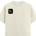 Male Classic Crew T-Shirt | Men's Regular Fit | 180 GSM Bio-Washed Cotton | Pre-Shrunk, Double-Stitched | Personalized | Typography | Sarcasm | Self-confidence | Everyday | Assertive | I’m Never Wrong - right pocket - Off White - mockup 4