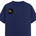 Male Classic Crew T-Shirt | Men's Regular Fit | 180 GSM Bio-Washed Cotton | Pre-Shrunk, Double-Stitched | Personalized | Typography | Sarcasm | Self-confidence | Everyday | Assertive | I’m Never Wrong - right pocket - Royal Blue - mockup 4