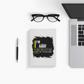 Notebook Journal | A5 Size | 300 GSM Cover, 70 GSM Eco-Friendly Pages | Soft Bound, Ruled/Unruled | Unisex | Personalized | Typography | Sarcasm | Self-confidence | Everyday | Assertive | I’m Never Wrong - front - White - mockup 1