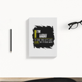 Daily Planner | 3-Month Undated | Soft-Bound | 204 Pages, Dotted Notes | Unisex Adult | Personalized | Typography | Sarcasm | Self-confidence | Everyday | Assertive | I’m Never Wrong - back - White - mockup 2