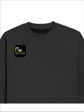 Oversized Sweatshirt | Relaxed Fit Unisex | 90% Cotton 10% Polyester 400 GSM | Pre-Shrunk Drop Shoulder | Unisex | Personalized | Typography | Sarcasm | Self-confidence | Everyday | Assertive | I’m Never Wrong - right pocket - Black - mockup 4