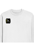 Oversized Sweatshirt | Relaxed Fit Unisex | 90% Cotton 10% Polyester 400 GSM | Pre-Shrunk Drop Shoulder | Unisex | Personalized | Typography | Sarcasm | Self-confidence | Everyday | Assertive | I’m Never Wrong - right pocket - White - mockup 4