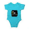 Baby Romper | 0-12 Months | 180 GSM Bio-Washed Cotton | Double-Stitched, Pre-Shrunk | Unisex | Personalized | Typography | Sarcasm | Self-confidence | Everyday | Assertive | I’m Never Wrong - front - SkyBlue - mockup 1