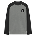 Male Raglan T-Shirt | Men's Regular Fit | 180 GSM Bio-Washed Fabric | Double Stitched, Ribbed Neck | Personalized | Typography | Positivity | Self-empowerment | Everyday | Uplifting - right pocket - mockup 4