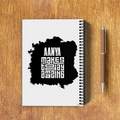 A5 Notepad | 120 Pages, Ruled/Unruled | 70 GSM Natural Shade Paper, 300 GSM Cover | Wire Bound | Everyday Use | Personalized | Typography | Positivity | Self-empowerment | Everyday | Uplifting - back - White - mockup 2