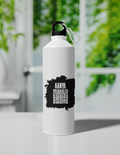 Sipper Bottle | 750 ml Unisex | Aluminum | Clip Cap | Fade-Proof | Personalized | Typography | Positivity | Self-empowerment | Everyday | Uplifting - front - White - mockup 1