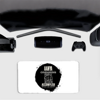 Gaming Pad | Extended Sizes 60x30cm & 80x33cm | 3mm Thick Skid-Proof Base | Smooth Control & Fade-Proof | Unisex | Personalized | Typography | Courage | Ambition | Self-purchase | Empowering | Courage To Conquer