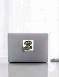 Stickers | Various Sizes | 100 Microns Matte Laminated | Die-Cut, Indoor/Outdoor Durable | Unisex | Personalized | Bold Graphic | Pop Culture | Celebrity | Everyday | Assertive | Bacchha Hai Tu - front_4x4 - 4x4 - mockup 4