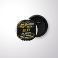 Pin Button Badge | Durable Metal | Glossy Finish | Unisex | Personalized | Bold Graphic | Pop Culture | Celebrity | Everyday | Assertive | Bacchha Hai Tu - front - White - mockup 1