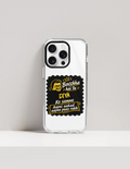 Hard Clear Case | For iPhone | TPU & PC Hybrid | Camera Guard & Scratch-Proof | Unisex | Personalized | Bold Graphic | Pop Culture | Celebrity | Everyday | Assertive | Bacchha Hai Tu - front_16 Pro - 16 Pro - mockup 6