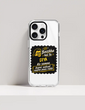 Hard Clear Case | For iPhone | TPU & PC Hybrid | Camera Guard & Scratch-Proof | Unisex | Personalized | Bold Graphic | Pop Culture | Celebrity | Everyday | Assertive | Bacchha Hai Tu - front_16 Pro Max - 16 Pro Max - mockup 7