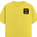 Female Classic Crew T-Shirt | Regular Fit | 180 GSM Bio-Washed Cotton Blend | Pre-Shrunk, Double-Stitched | Women | Personalized | Bold Graphic | Pop Culture | Celebrity | Everyday | Assertive | Bacchha Hai Tu - left pocket - New Yellow - mockup 3