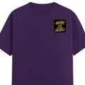Female Classic Crew T-Shirt | Regular Fit | 180 GSM Bio-Washed Cotton Blend | Pre-Shrunk, Double-Stitched | Women | Personalized | Bold Graphic | Pop Culture | Celebrity | Everyday | Assertive | Bacchha Hai Tu - left pocket - Purple - mockup 3