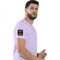 Female Classic Crew T-Shirt | Regular Fit | 180 GSM Bio-Washed Cotton Blend | Pre-Shrunk, Double-Stitched | Women | Personalized | Bold Graphic | Pop Culture | Celebrity | Everyday | Assertive | Bacchha Hai Tu - right sleeve - Lavender - mockup 6