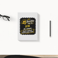 Daily Planner | 3-Month Undated | Soft-Bound | 204 Pages, Dotted Notes | Unisex Adult | Personalized | Bold Graphic | Pop Culture | Celebrity | Everyday | Assertive | Bacchha Hai Tu - front - White - mockup 1
