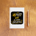 A5 Notepad | 120 Pages, Ruled/Unruled | 70 GSM Natural Shade Paper, 300 GSM Cover | Wire Bound | Everyday Use | Personalized | Bold Graphic | Pop Culture | Celebrity | Everyday | Assertive | Bacchha Hai Tu - front_2 - White - mockup 3