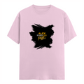 Male Classic Crew T-Shirt | Men's Regular Fit | 180 GSM Bio-Washed Cotton | Pre-Shrunk, Double-Stitched | Personalized | Typography | Travel | Everyday | Confident | Verified Travel Paglu - front - Light Baby Pink - mockup 1