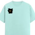 Male Classic Crew T-Shirt | Men's Regular Fit | 180 GSM Bio-Washed Cotton | Pre-Shrunk, Double-Stitched | Personalized | Typography | Travel | Everyday | Confident | Verified Travel Paglu - right pocket - Mint - mockup 4
