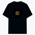 Cotton Stretch T-Shirt | Unisex Fit | 95% Cotton 5% Spandex | Breathable Flexible Durable | Adults | Personalized | Typography | Travel | Everyday | Confident | Verified Travel Paglu - front - Navy Blue - mockup 1