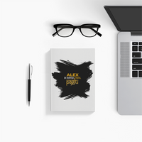Notebook Journal | A5 Size | 300 GSM Cover, 70 GSM Eco-Friendly Pages | Soft Bound, Ruled/Unruled | Unisex | Personalized | Typography | Travel | Everyday | Confident | Verified Travel Paglu