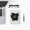 Notebook Journal | A5 Size | 300 GSM Cover, 70 GSM Eco-Friendly Pages | Soft Bound, Ruled/Unruled | Unisex | Personalized | Typography | Travel | Everyday | Confident | Verified Travel Paglu - back - White - mockup 2