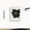 Daily Planner | 3-Month Undated | Soft-Bound | 204 Pages, Dotted Notes | Unisex Adult | Personalized | Typography | Travel | Everyday | Confident | Verified Travel Paglu - back - White - mockup 2