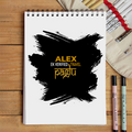 Sketchbook | A5 Size | 140 GSM Paper | Spiral Bound | Unisex | Personalized | Typography | Travel | Everyday | Confident | Verified Travel Paglu - front - White - mockup 1
