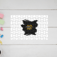 Jigsaw Puzzle | 120 Pieces A4 Size | Recycled Paper Semi-Glossy Finish | Fade-Proof Engaging Entertainment | Unisex | Personalized | Typography | Travel | Everyday | Confident | Verified Travel Paglu