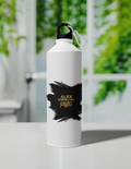 Sipper Bottle | 750 ml Unisex | Aluminum | Clip Cap | Fade-Proof | Personalized | Typography | Travel | Everyday | Confident | Verified Travel Paglu - front - White - mockup 1