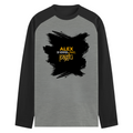 Male Raglan T-Shirt | Men's Regular Fit | 180 GSM Bio-Washed Fabric | Double Stitched, Ribbed Neck | Personalized | Typography | Travel | Everyday | Confident | Verified Travel Paglu - front - mockup 1